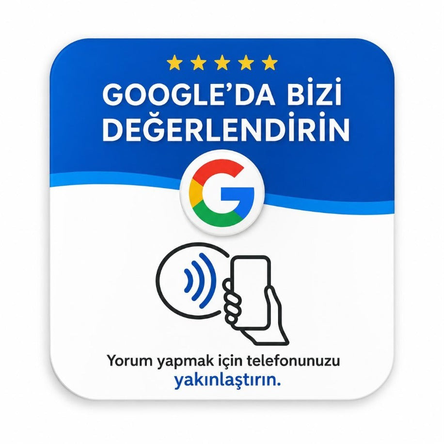 Google Yorum NFC Akıllı Yorum Kartı